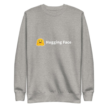 Premium Hugging Face Logo Sweatshirt (unisex) - Carbon Grey - AI Store