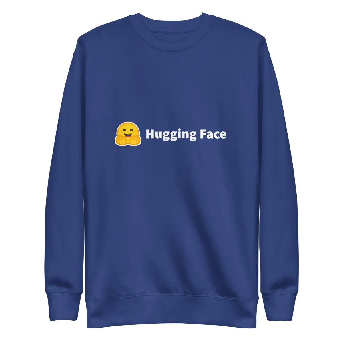 Premium Hugging Face Logo Sweatshirt (unisex) - Team Royal / M