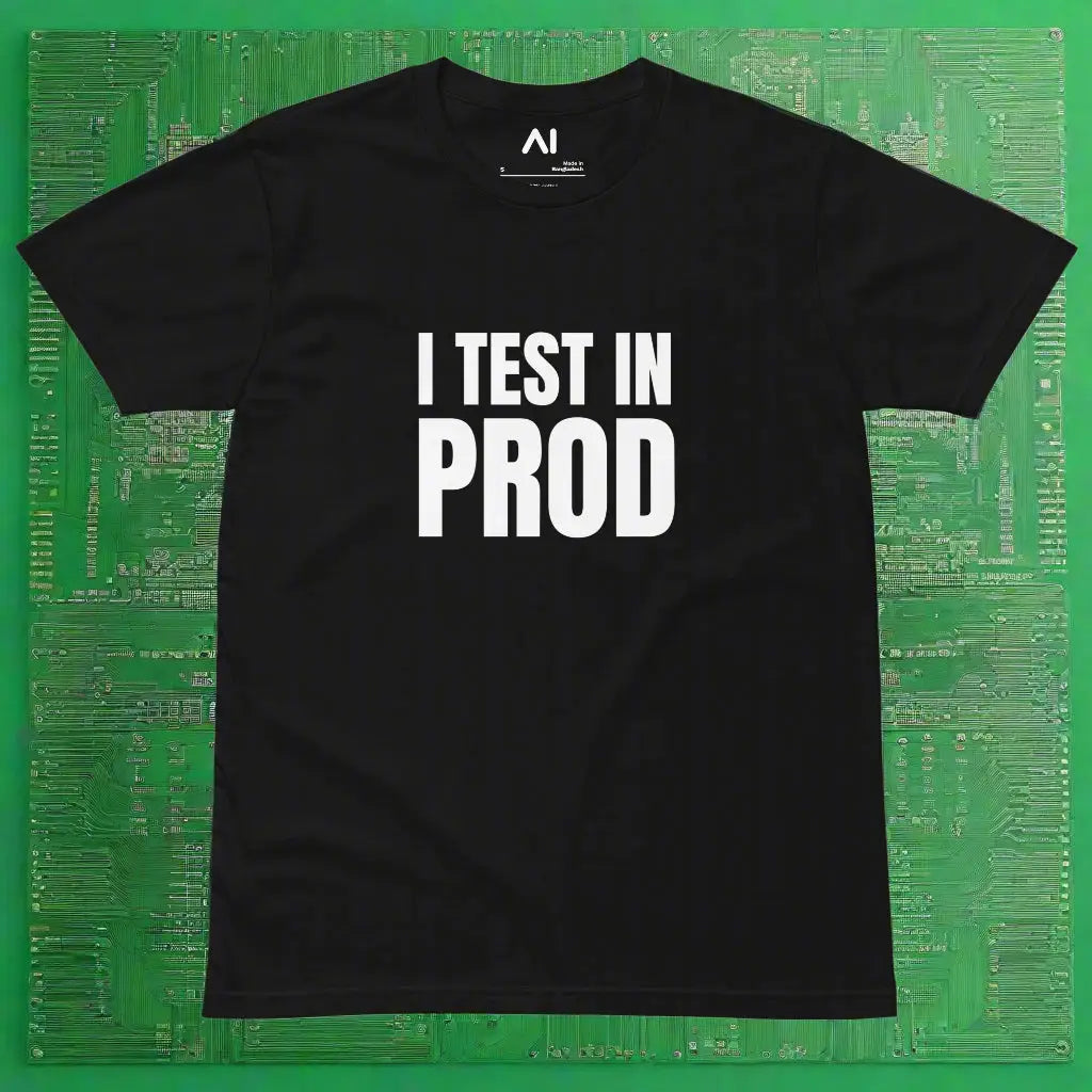 Premium I Test in Prod T-Shirt (unisex)