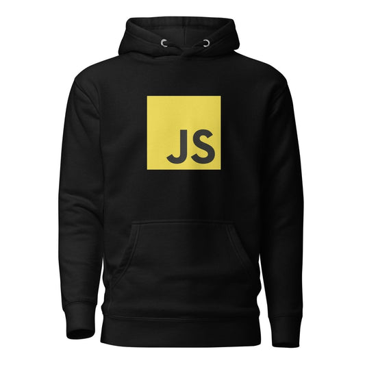 Premium JavaScript Hoodie (unisex) - Black - AI Store