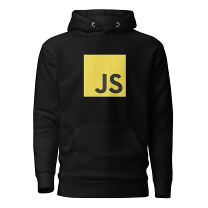 Premium JavaScript Hoodie (unisex) - Black / M