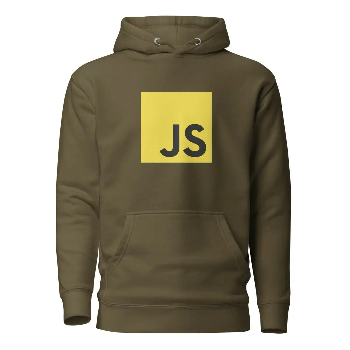 Premium JavaScript Hoodie (unisex) - Military Green / M