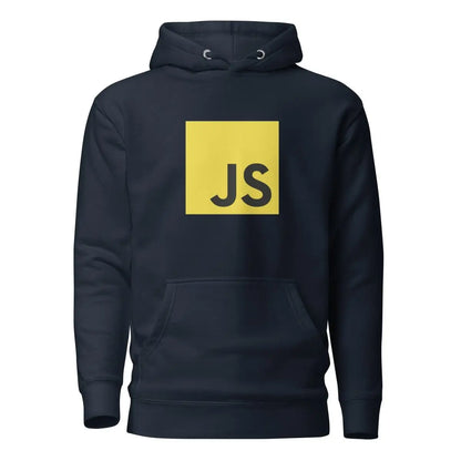 Premium JavaScript Hoodie (unisex) - Navy Blazer / M