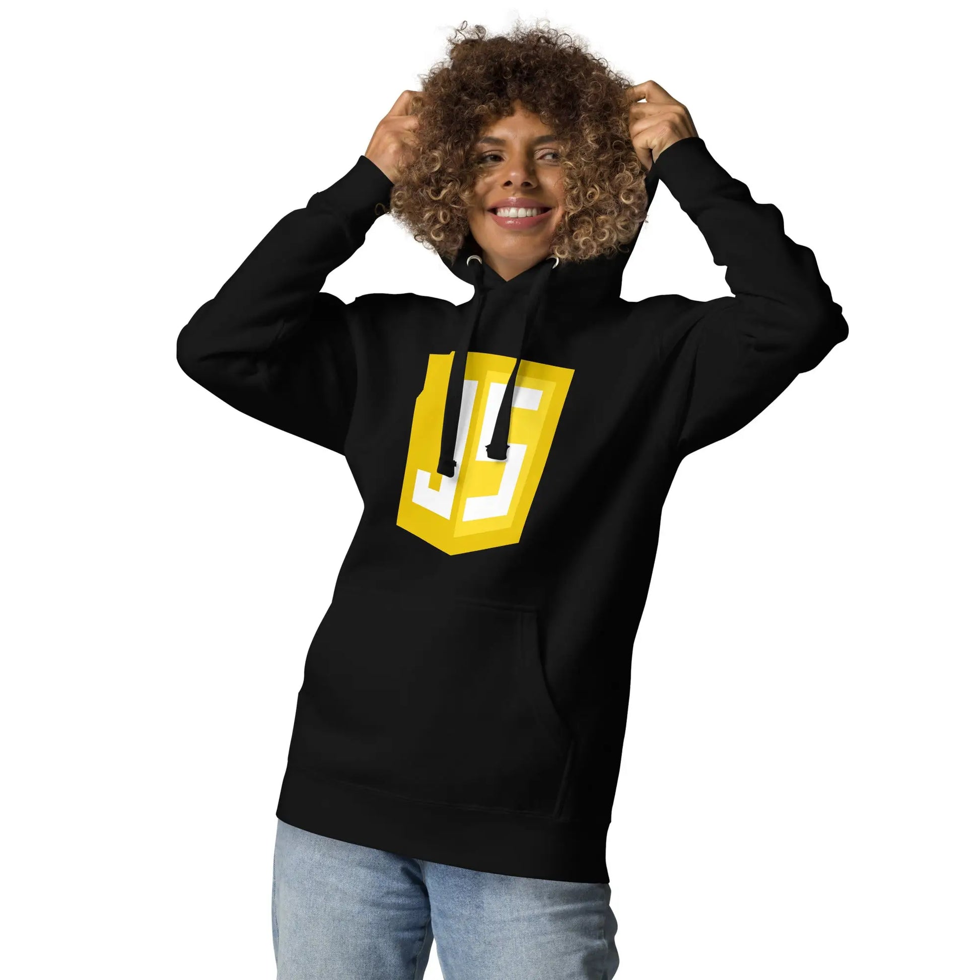 Premium JavaScript Shield Hoodie (unisex)