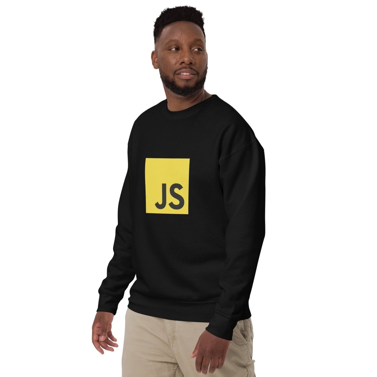 Premium JavaScript Sweatshirt (unisex) - Black - AI Store