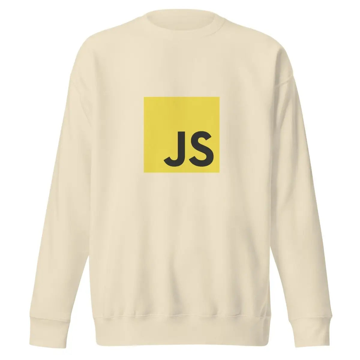 Premium JavaScript Sweatshirt (unisex) - Bone / M