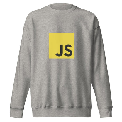 Premium JavaScript Sweatshirt (unisex) - Carbon Grey - AI Store