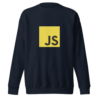 Premium JavaScript Sweatshirt (unisex) - Navy Blazer - AI Store