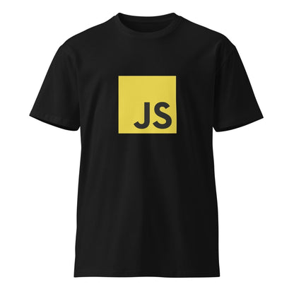 Premium JavaScript T-Shirt (unisex) - Black - AI Store