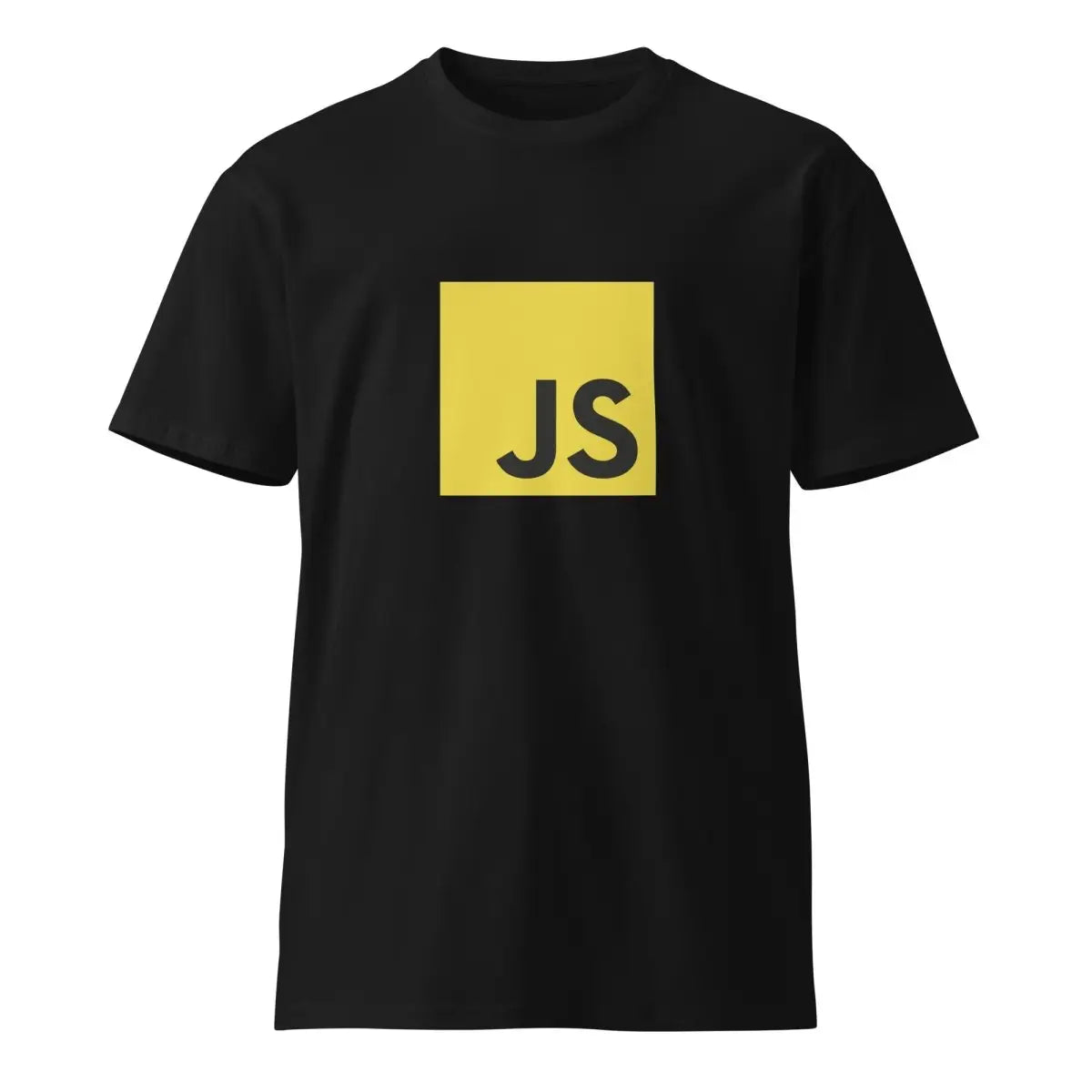 Premium JavaScript T-Shirt (unisex) - Black / M