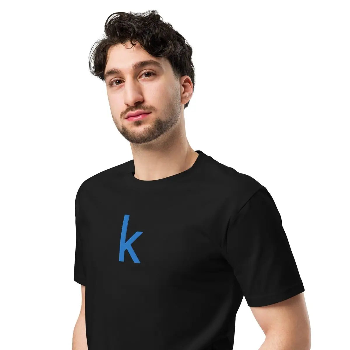 Premium Kaggle Icon Embroidered T-Shirt (unisex)