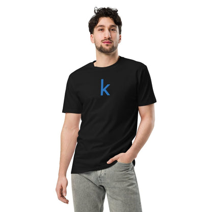 Premium Kaggle Icon Embroidered T-Shirt (unisex) - Black - AI Store