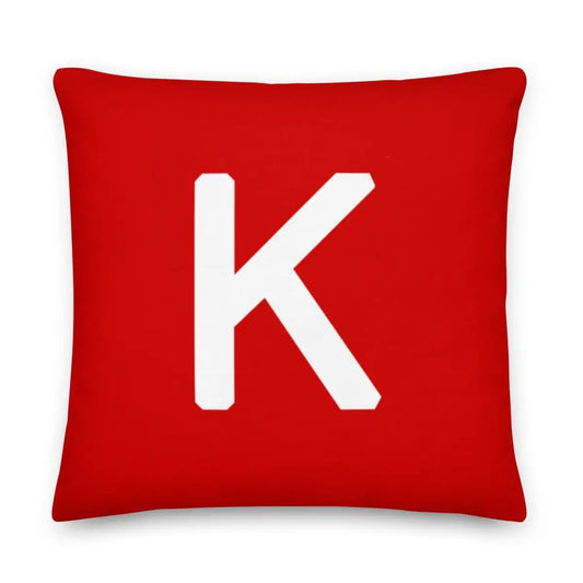 The Premium Keras Icon Pillow 22″×22″.