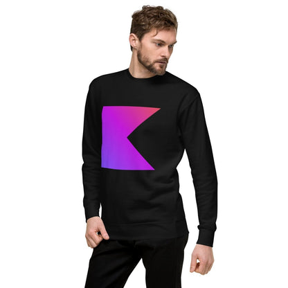 Premium Kotlin Icon Sweatshirt (unisex) - Black - AI Store