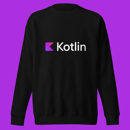 Premium Kotlin Logo Sweatshirt (unisex)