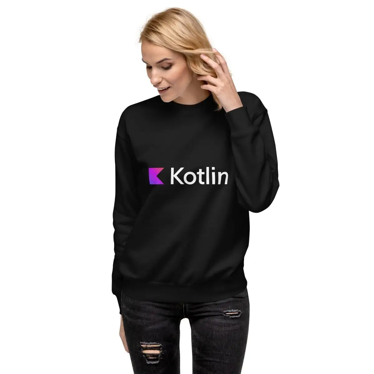 Premium Kotlin Logo Sweatshirt (unisex)