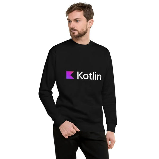 The Premium Kotlin Logo Sweatshirt (unisex).