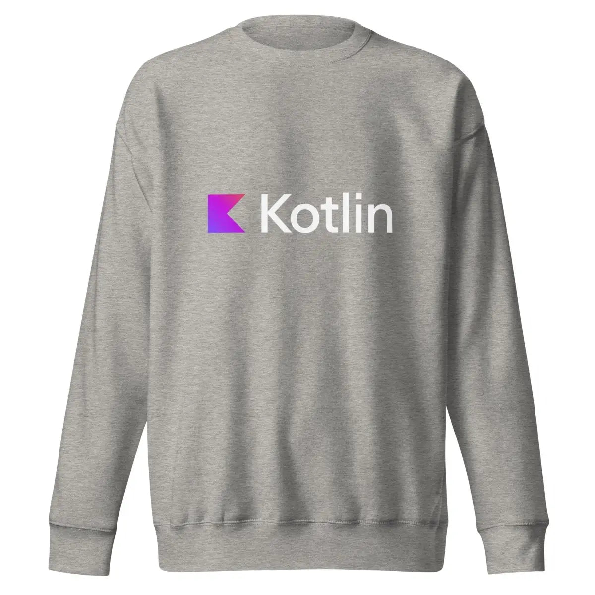 Premium Kotlin Logo Sweatshirt (unisex) - Carbon Grey / M