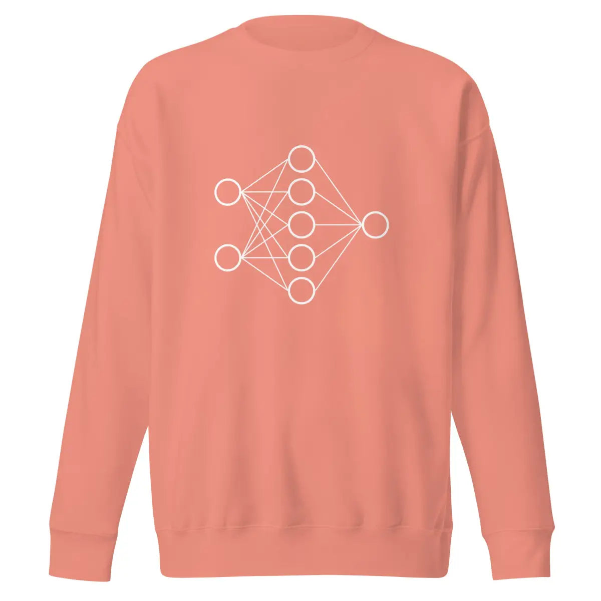 Premium Neural Network Sweatshirt 1 (unisex) - Dusty Rose / M