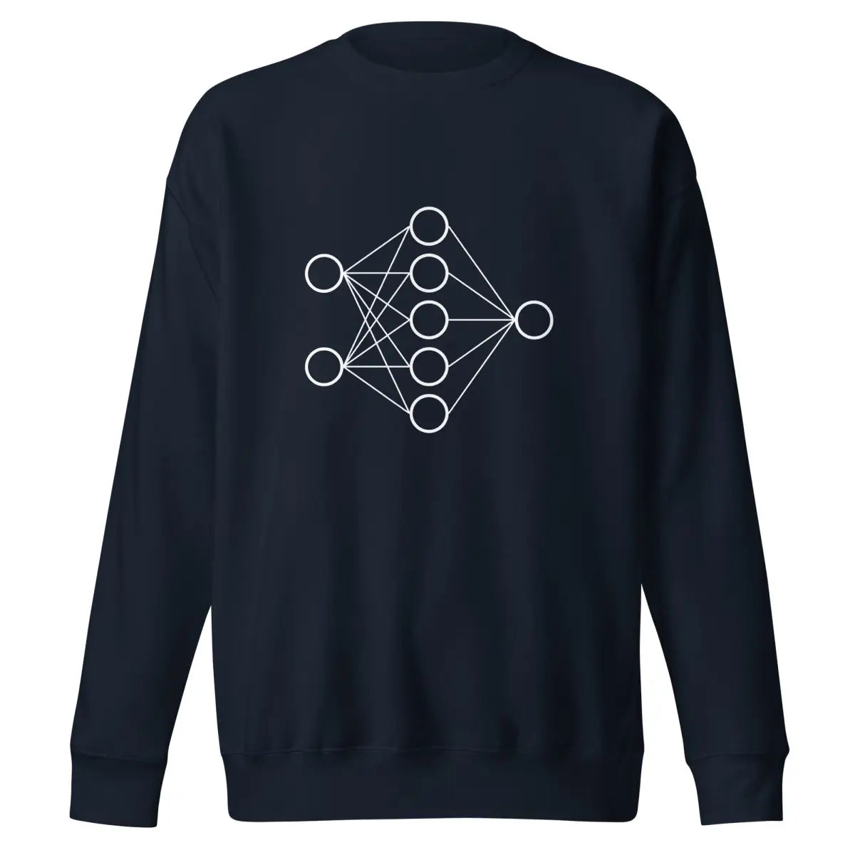 Premium Neural Network Sweatshirt 1 (unisex) - Navy Blazer / M