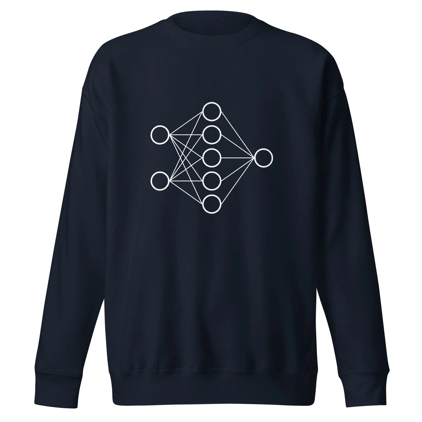 Premium Neural Network Sweatshirt 1 (unisex) - Navy Blazer / M