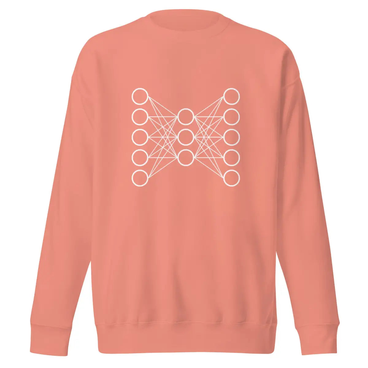 Premium Neural Network Sweatshirt 9 (unisex) - Dusty Rose / M