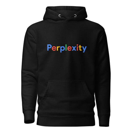 Premium Perplexity Search Logo Hoodie (unisex) - Black - AI Store