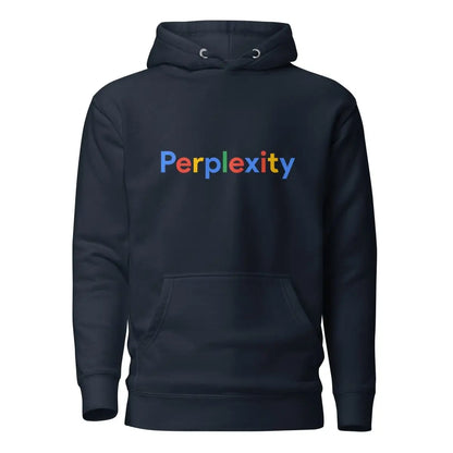 Premium Perplexity Search Logo Hoodie (unisex) - Navy Blazer / M