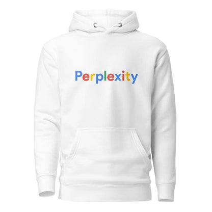 Premium Perplexity Search Logo Hoodie (unisex) - White / M