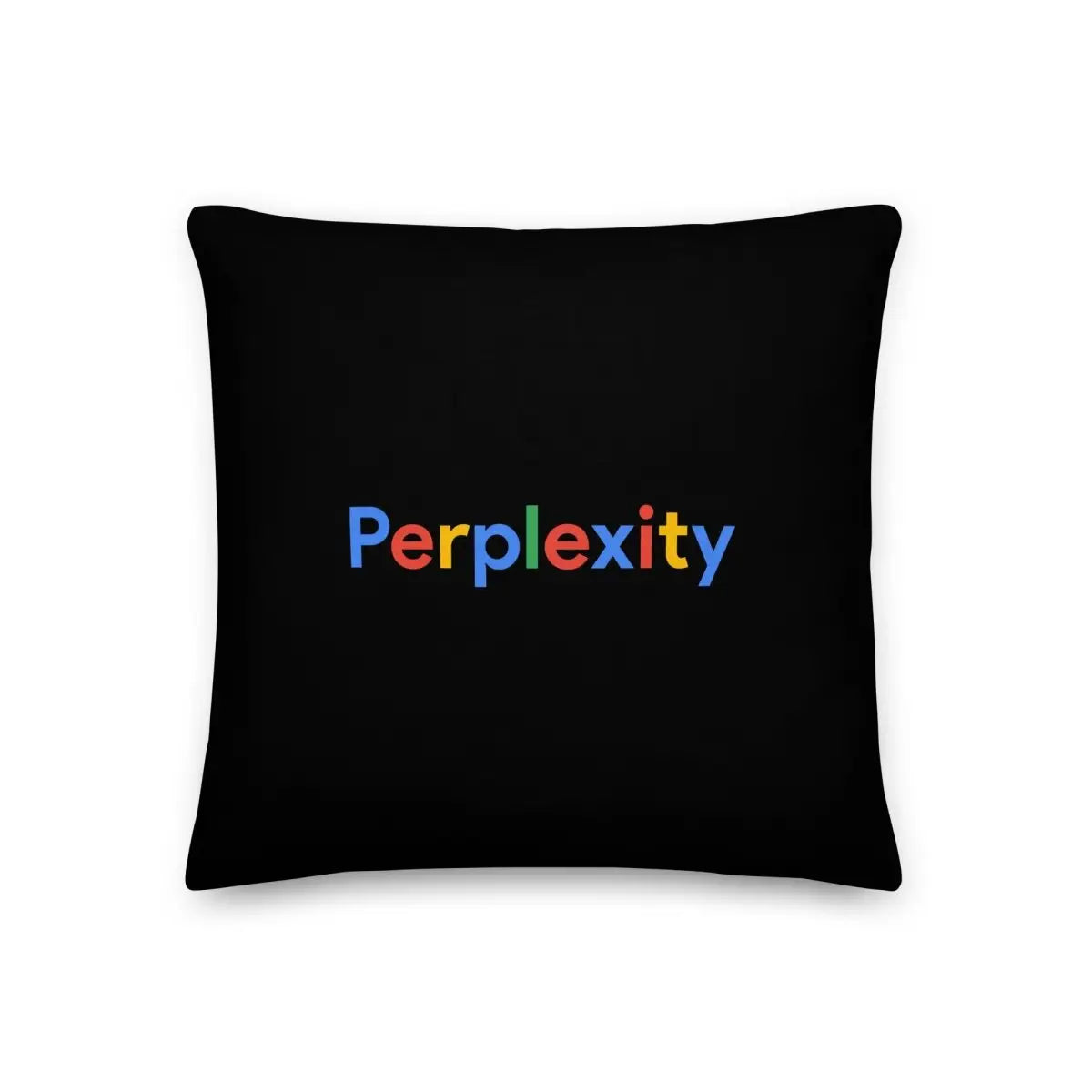 Premium Perplexity Search Logo Pillow - 18″×18″