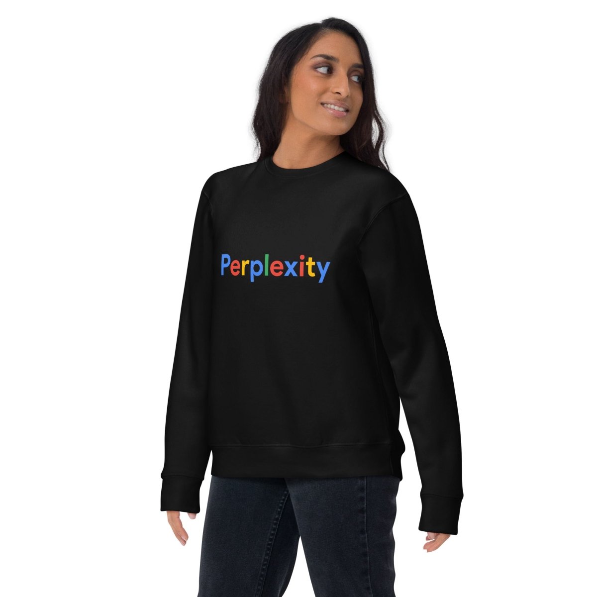 Premium Perplexity Search Logo Sweatshirt (unisex) - Black - AI Store