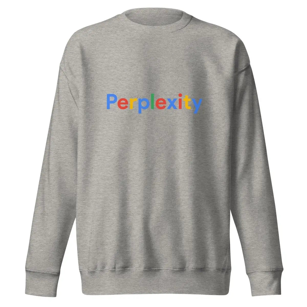 Premium Perplexity Search Logo Sweatshirt (unisex) - Carbon Grey / M