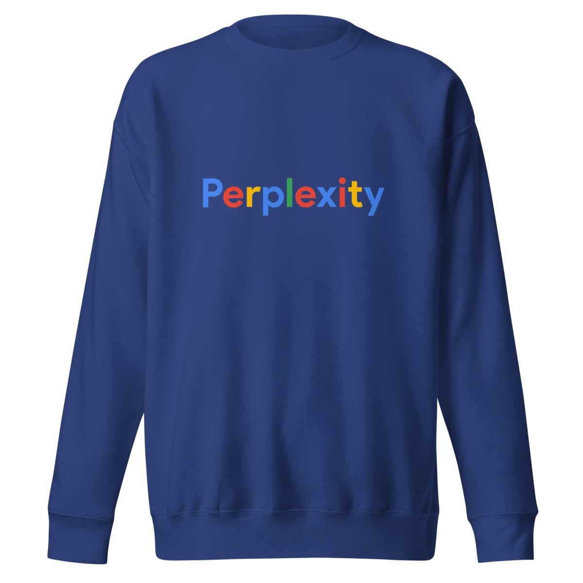 Premium Perplexity Search Logo Sweatshirt (unisex) - Team Royal - AI Store