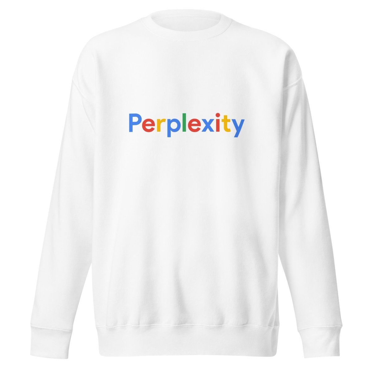 Premium Perplexity Search Logo Sweatshirt (unisex) - White - AI Store