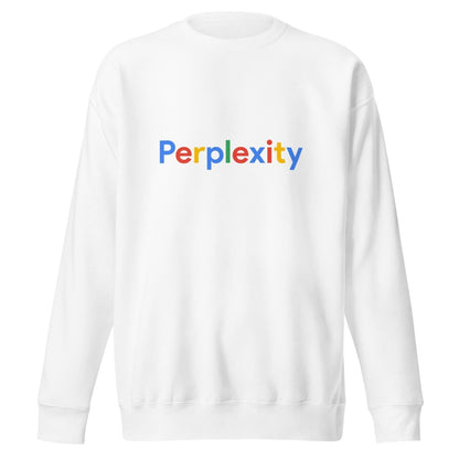 Premium Perplexity Search Logo Sweatshirt (unisex) - White - AI Store