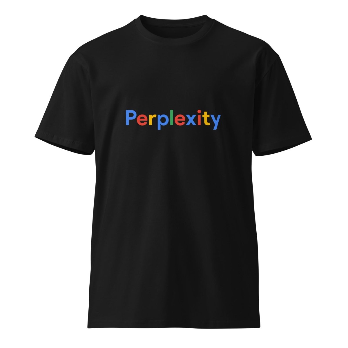 Premium Perplexity Search Logo T-Shirt (unisex) - Black - AI Store