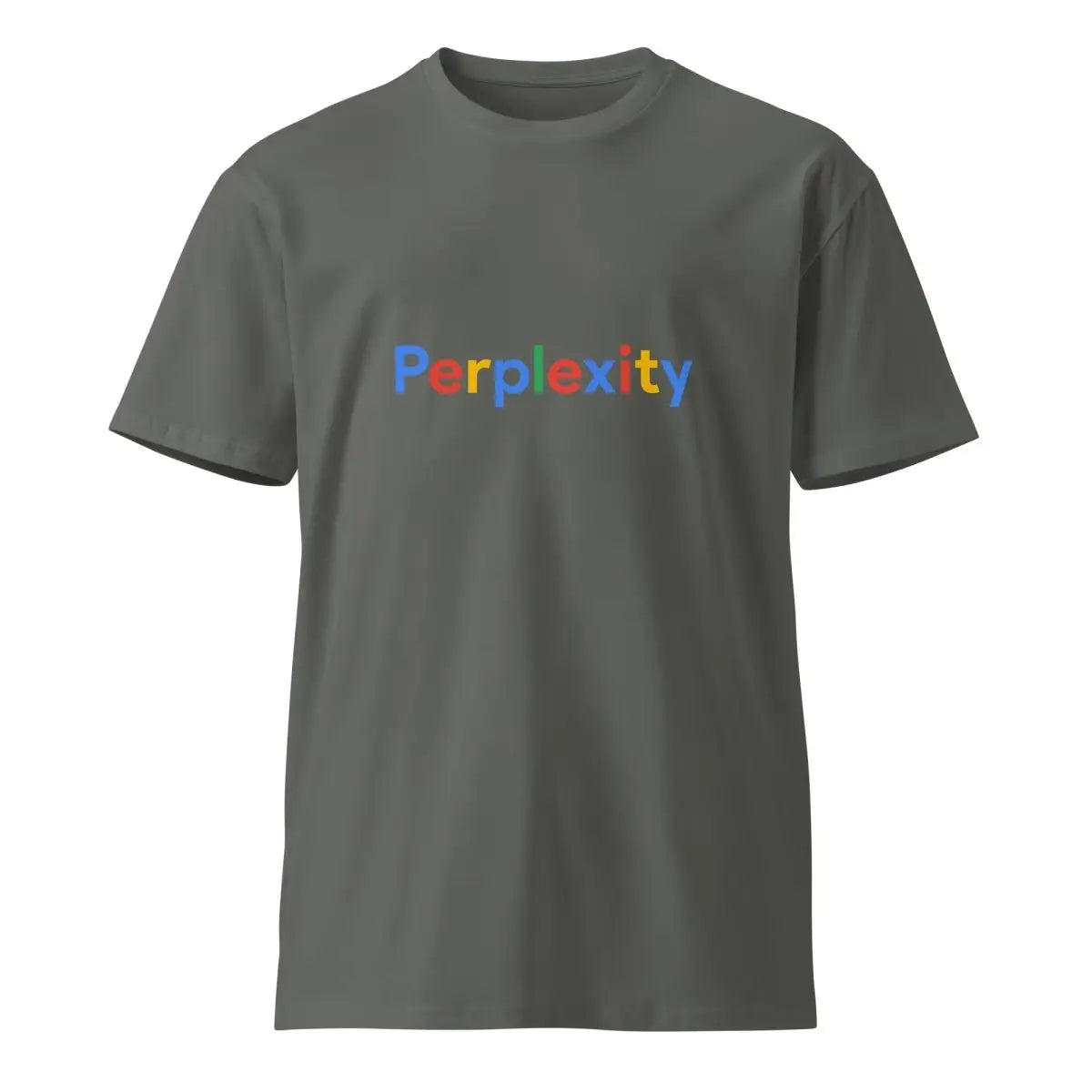 Premium Perplexity Search Logo T-Shirt (unisex) - Charcoal / M