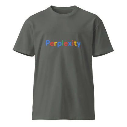 Premium Perplexity Search Logo T-Shirt (unisex) - Charcoal / M