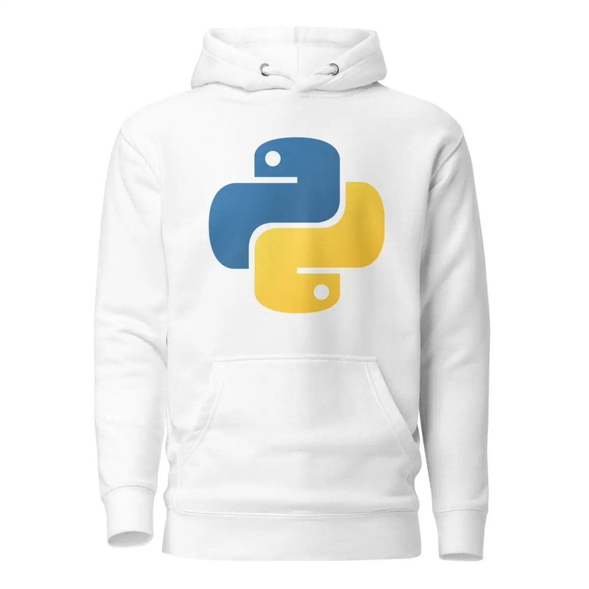 Premium Python Icon Hoodie (unisex) - White / M