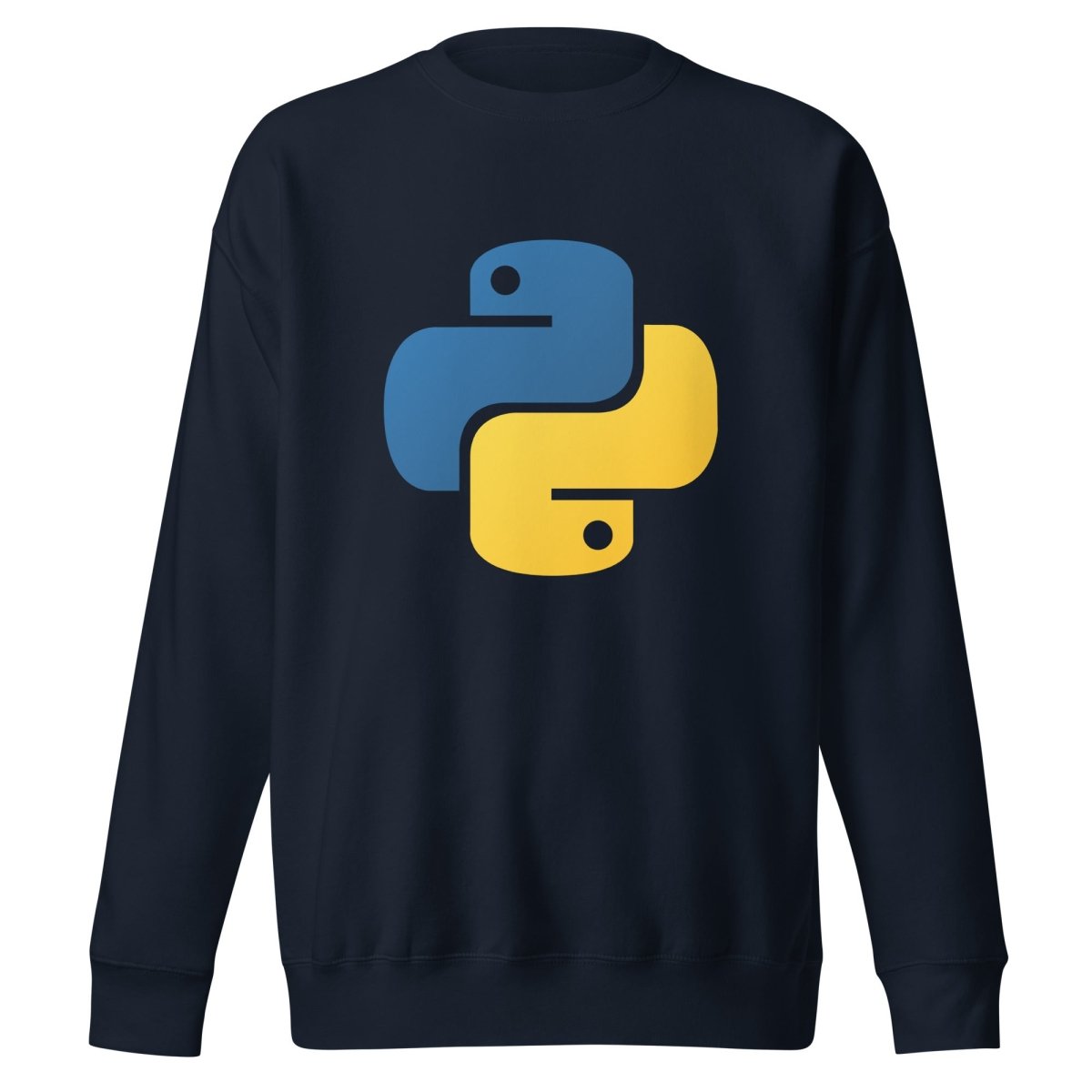 Premium Python Icon Sweatshirt (unisex) - Navy Blazer - AI Store