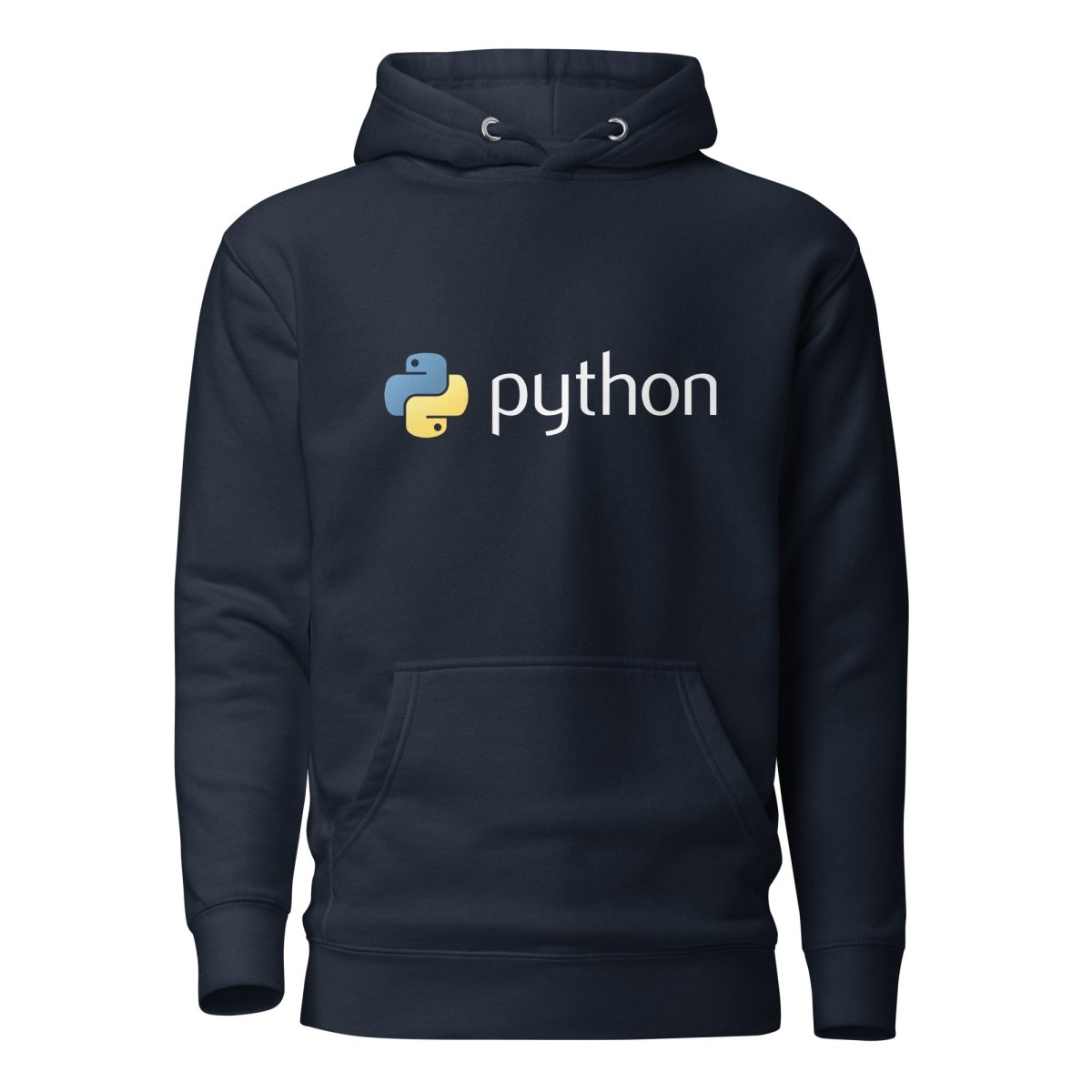 Premium Python Logo Hoodie (unisex) - Navy Blazer - AI Store