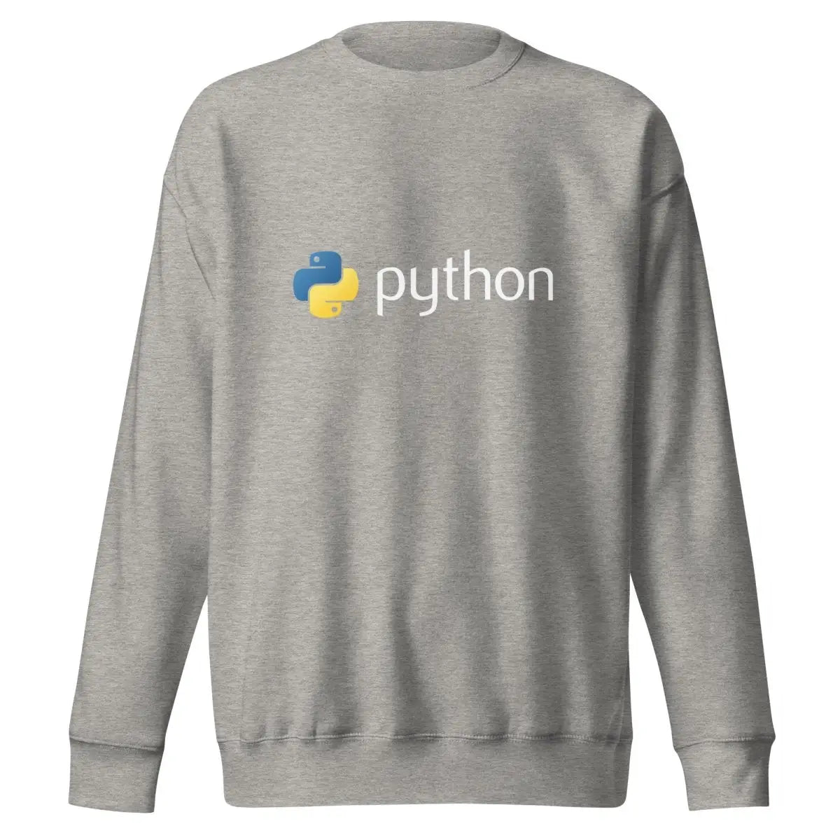 Premium Python Logo Sweatshirt (unisex) - Carbon Grey / M