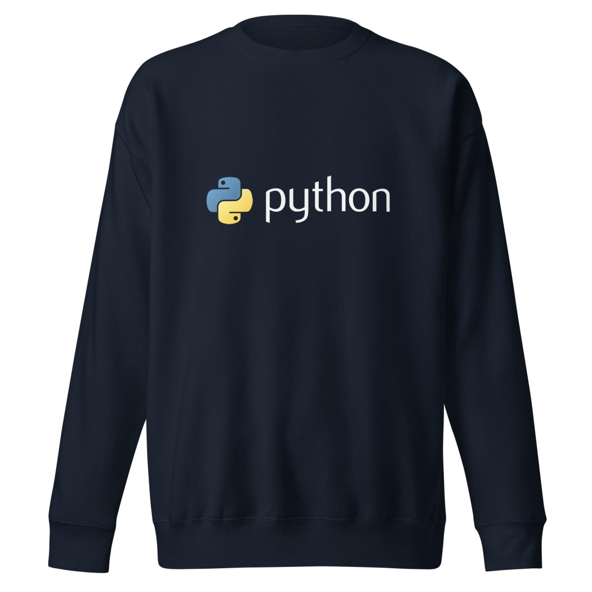 Premium Python Logo Sweatshirt (unisex) - Navy Blazer - AI Store