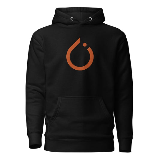 Premium PyTorch Icon Embroidered Hoodie (unisex) - Black - AI Store