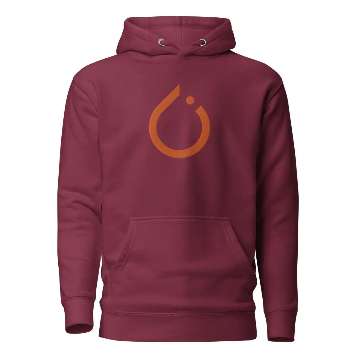 Premium PyTorch Icon Embroidered Hoodie (unisex) - Maroon / M