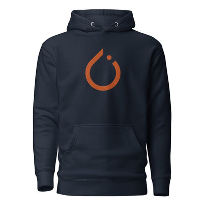 Premium PyTorch Icon Embroidered Hoodie (unisex) - Navy Blazer - AI Store