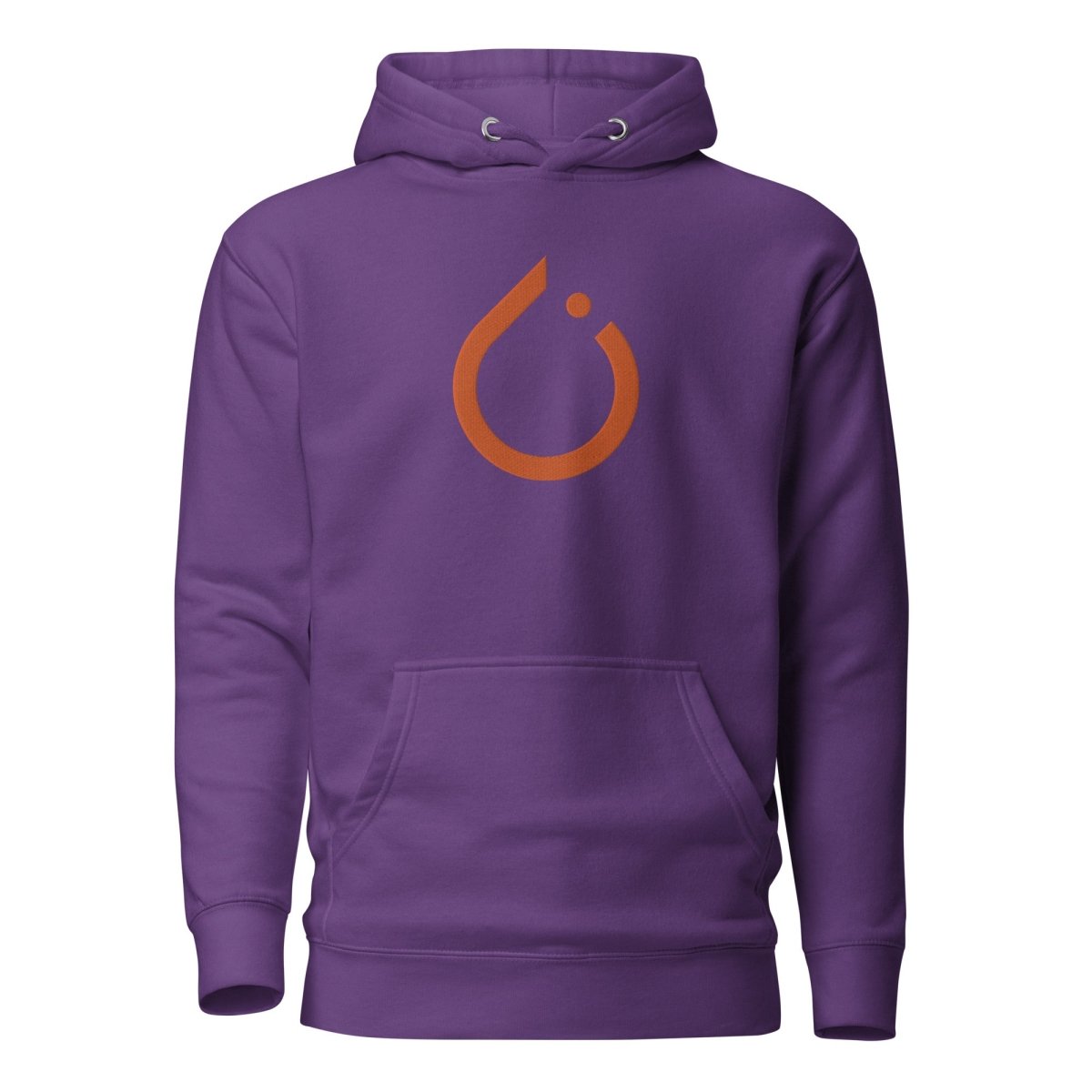 Premium PyTorch Icon Embroidered Hoodie (unisex) - Purple - AI Store