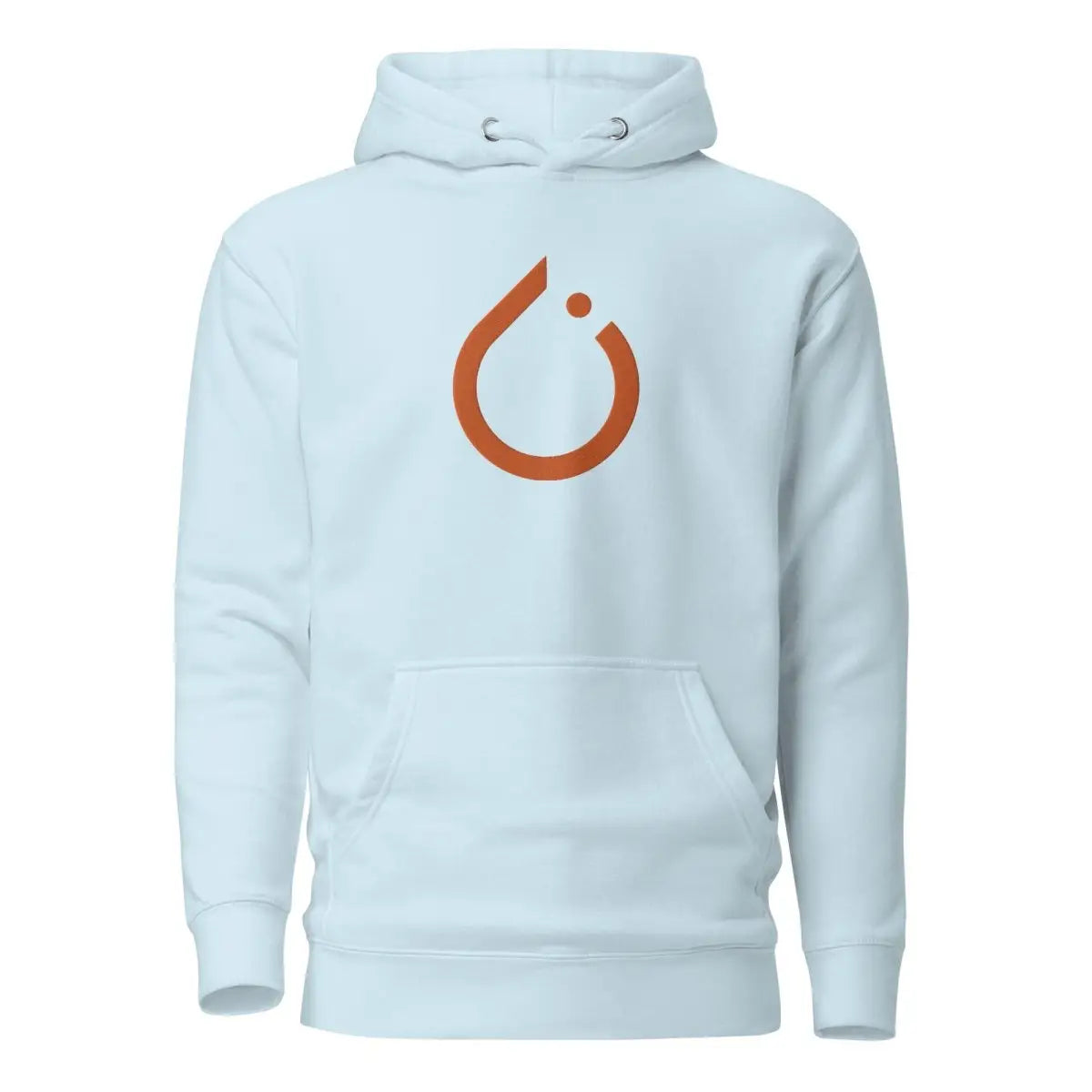 Premium PyTorch Icon Embroidered Hoodie (unisex) - Sky Blue / M