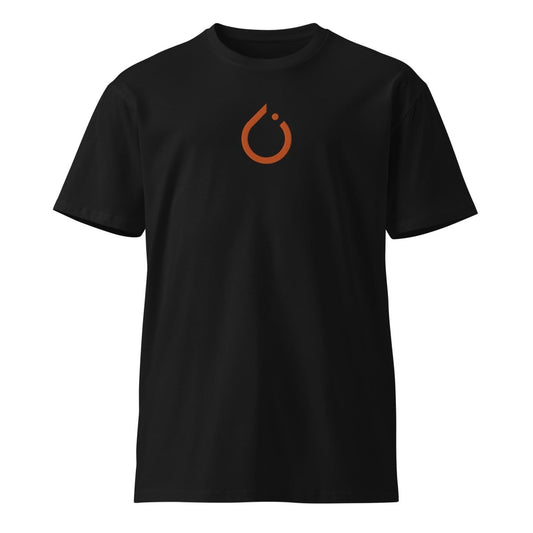 Premium PyTorch Icon Embroidered T-Shirt (unisex) - Black - AI Store