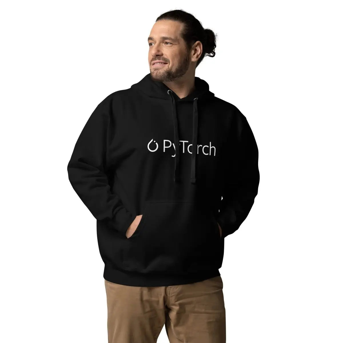 Premium PyTorch White Logo Hoodie (unisex)